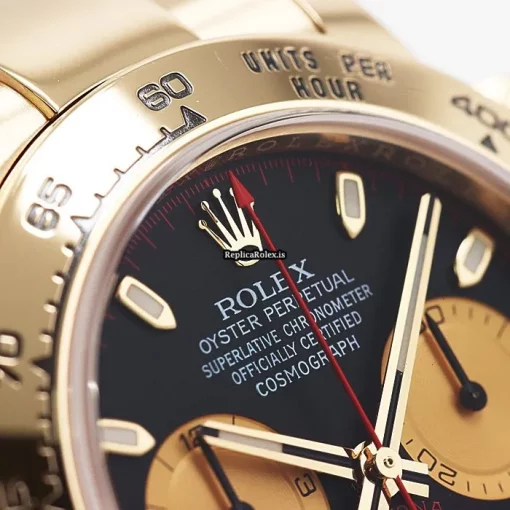 Swiss Replica Rolex Daytona 116508 Caliber 4130 Automatic Movement 40mm Yellow Gold Case Watch - Image 9