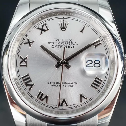 Ideal Fake Rolex Datejust 116200 Caliber 3135 Automatic Movement 36mm Steel Case Mens/unisex Watch - Image 11