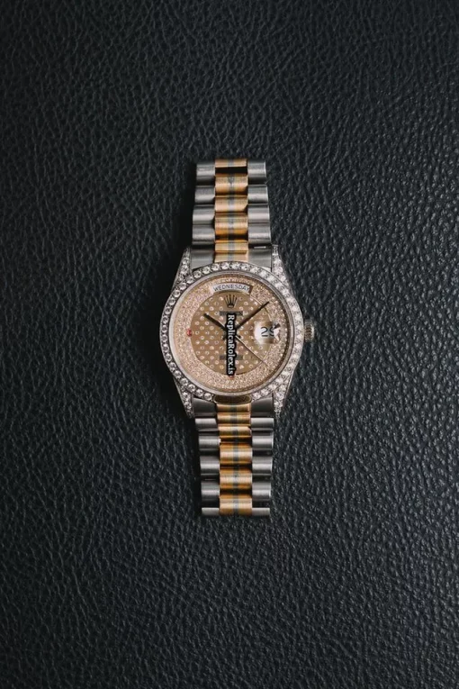 Cool Fakes Rolex Day-date 36 118139 Caliber 3155 Automatic Movement 36mm White Gold Case Mens/unisex Watch - Image 7
