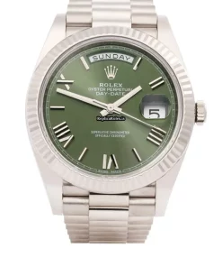 Superior Replica Rolex Day-date 40 228239 Caliber 3255 Automatic Movement 40mm White Gold Case Mens/unisex Watch