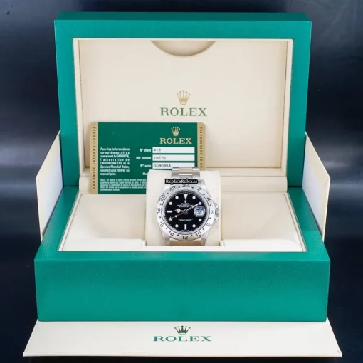 Marvellous Fake Rolex Explorer II 16570 Caliber 3185 Automatic Movement 40mm Steel Case Mens/unisex Watch - Image 9