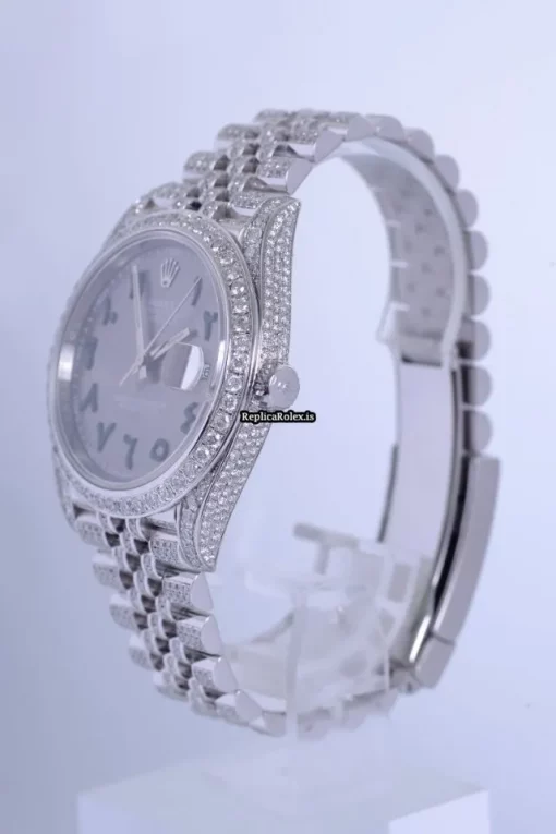 Distinctive Replica Rolex Datejust 126300 Automatic Movement 41x48mm Steel Case Mens/unisex Watch - Image 4