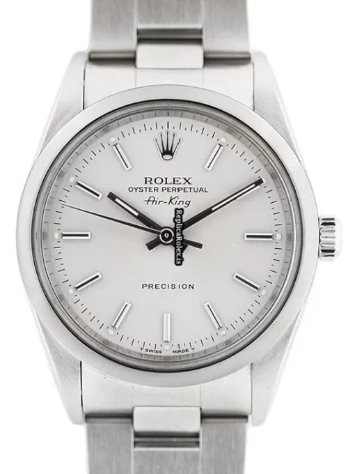 Fabulous Fake Rolex Air King Precision 14000 Caliber 3000 Automatic Movement 345mm Steel Case Watch