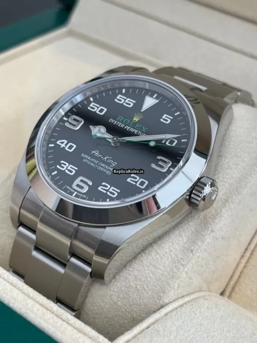 Amazing Knockoff Rolex Air King 116900 Caliber 3131 Automatic Movement 40mm Steel Case Mens/unisex Watch - Image 3