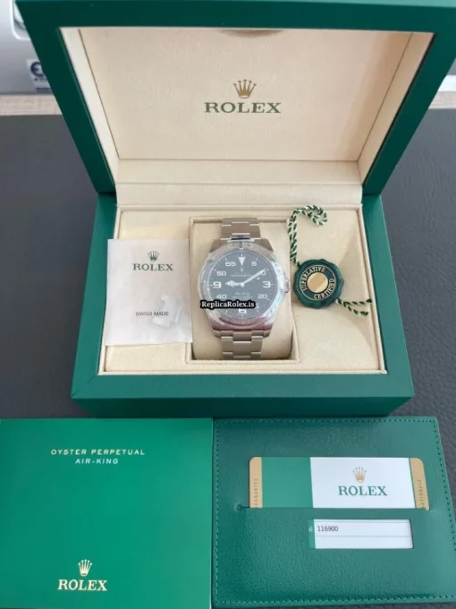 Amazing Knockoff Rolex Air King 116900 Caliber 3131 Automatic Movement 40mm Steel Case Mens/unisex Watch - Image 6