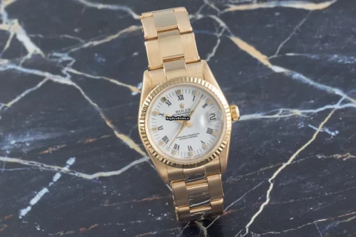 Discount Replica Rolex Lady-datejust 68278 Caliber 2135 Automatic Movement 31mm Yellow Gold Case Womens Watch - Image 2