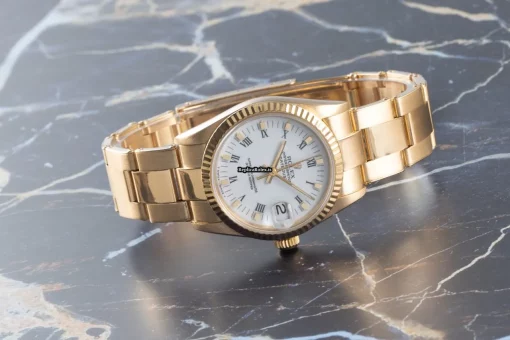 Discount Replica Rolex Lady-datejust 68278 Caliber 2135 Automatic Movement 31mm Yellow Gold Case Womens Watch - Image 3