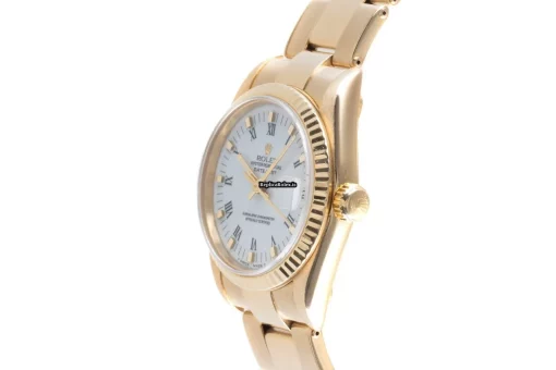 Discount Replica Rolex Lady-datejust 68278 Caliber 2135 Automatic Movement 31mm Yellow Gold Case Womens Watch - Image 5