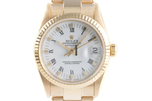 Discount Replica Rolex Lady-datejust 68278 Caliber 2135 Automatic Movement 31mm Yellow Gold Case Womens Watch - Image 7