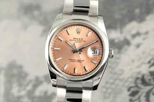 Fine Replica Rolex Oyster Perpetual Date 115200 Caliber 3135 Automatic Movement 34mm Steel Case Mens/unisex Watch