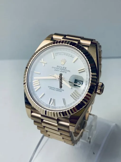 Great Replica Rolex Day-date 40 228235 Automatic Movement 40mm Rose Gold Case Mens/unisex Watch - Image 2