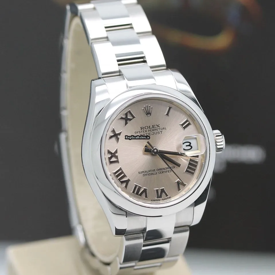 Discount Replica Rolex Lady-datejust 178240 Caliber 2235 Automatic Movement 31mm Steel Case Womens Watch - Image 6