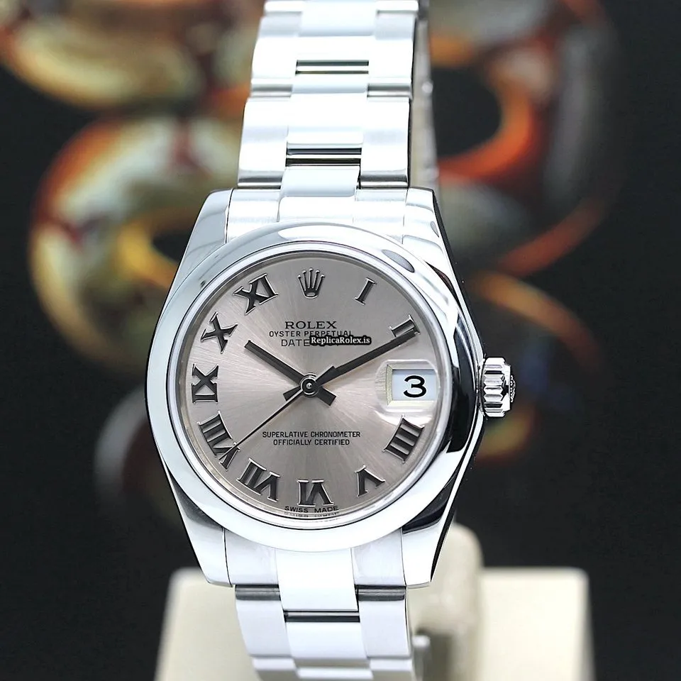 Discount Replica Rolex Lady-datejust 178240 Caliber 2235 Automatic Movement 31mm Steel Case Womens Watch - Image 9