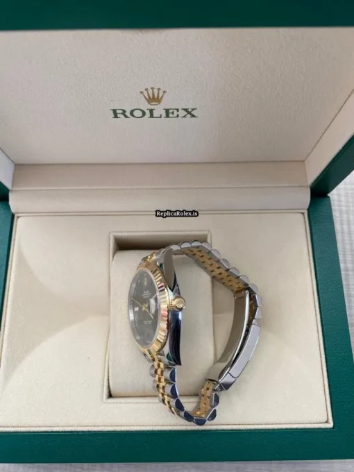 High-end Copy Rolex Datejust 126333 Caliber 3235 Automatic Movement 41mm Gold/steel Case Mens/unisex Watch - Image 3