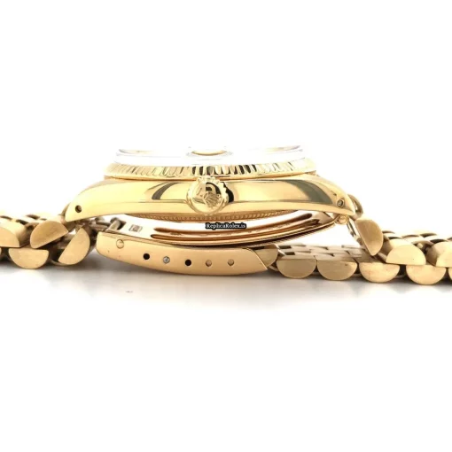 Distinctive Replica Rolex Oyster Perpetual Date 1503 Automatic Movement 34mm Yellow Gold Case Mens/unisex Watch - Image 6
