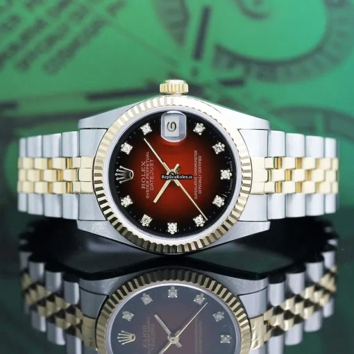 Lovely Knockoff Rolex Lady-datejust 68273 Caliber 2135 Automatic Movement 31x37mm Gold/steel Case Mens/unisex Watch - Image 4