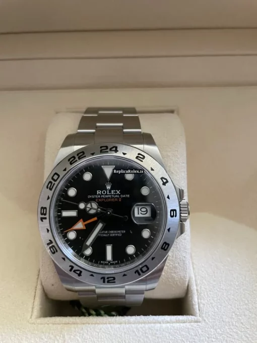 Luxury Copies Rolex Explorer II 216570 Caliber 3187 Automatic Movement 42mm Steel Case Mens/unisex Watch