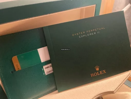 Luxury Copies Rolex Explorer II 216570 Caliber 3187 Automatic Movement 42mm Steel Case Mens/unisex Watch - Image 3