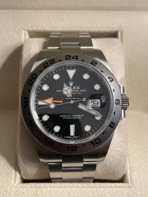 Luxury Copies Rolex Explorer II 216570 Caliber 3187 Automatic Movement 42mm Steel Case Mens/unisex Watch - Image 5