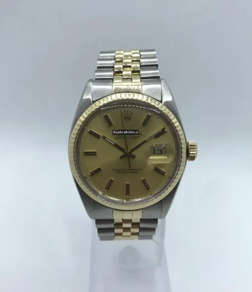 Superior Replica Rolex Datejust 16013 Caliber 3035 Automatic Movement 36mm Gold/steel Case Mens/unisex Watch