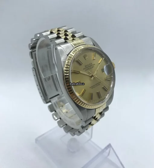 Superior Replica Rolex Datejust 16013 Caliber 3035 Automatic Movement 36mm Gold/steel Case Mens/unisex Watch - Image 5
