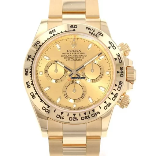 Pleasing Fake Rolex Daytona 116508 Caliber 4130 Automatic Movement 40mm Yellow Gold Case Mens/unisex Watch