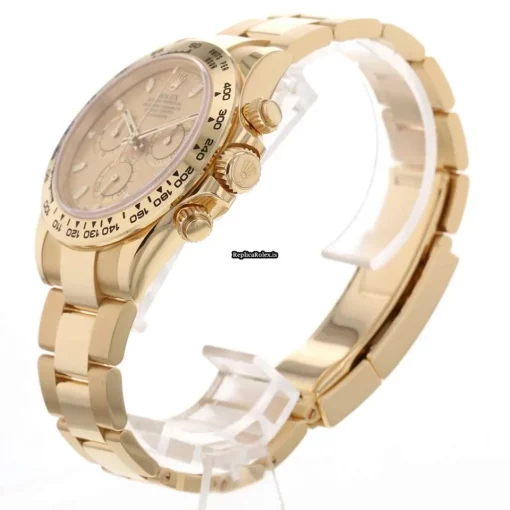 Pleasing Fake Rolex Daytona 116508 Caliber 4130 Automatic Movement 40mm Yellow Gold Case Mens/unisex Watch - Image 2