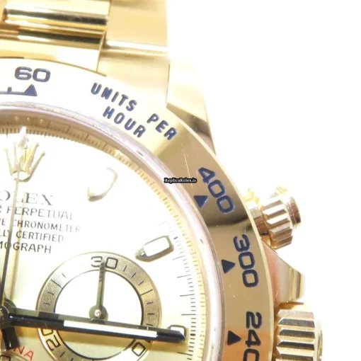 Pleasing Fake Rolex Daytona 116508 Caliber 4130 Automatic Movement 40mm Yellow Gold Case Mens/unisex Watch - Image 6