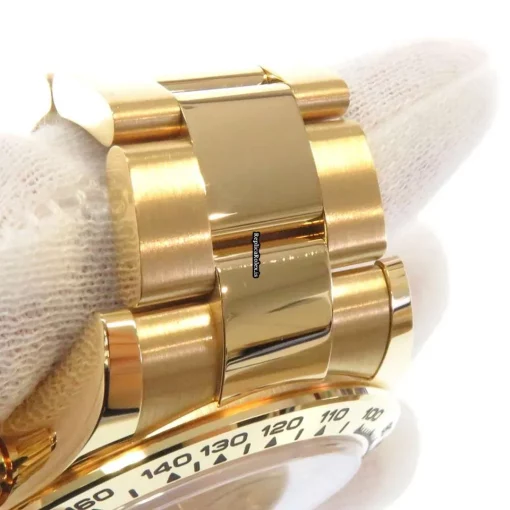 Pleasing Fake Rolex Daytona 116508 Caliber 4130 Automatic Movement 40mm Yellow Gold Case Mens/unisex Watch - Image 9
