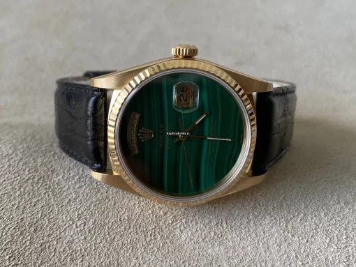 Quality Replica Rolex Day-date 36 18238 Caliber 3155 Automatic Movement 36mm Yellow Gold Case Mens/unisex Watch - Image 2