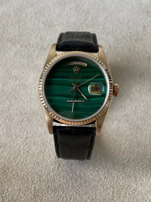 Quality Replica Rolex Day-date 36 18238 Caliber 3155 Automatic Movement 36mm Yellow Gold Case Mens/unisex Watch - Image 3