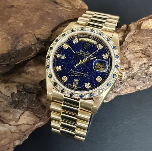 Ideal Replica Rolex Day-date 36 18148 Automatic Movement 36mm Yellow Gold Case Watch