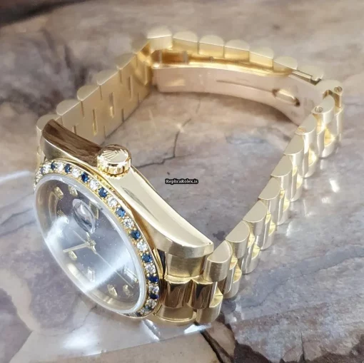 Ideal Replica Rolex Day-date 36 18148 Automatic Movement 36mm Yellow Gold Case Watch - Image 2