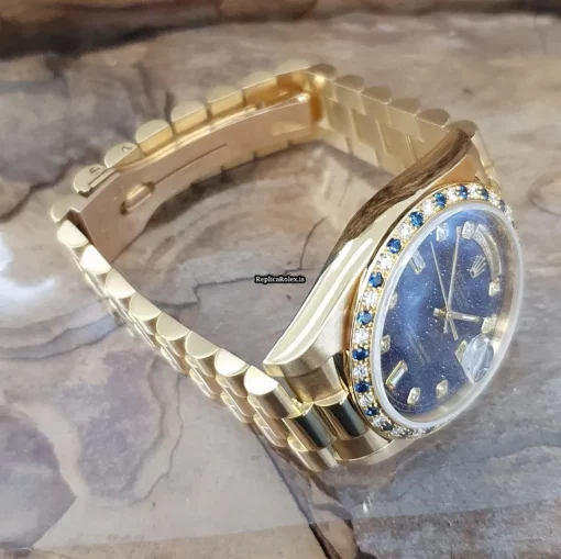 Ideal Replica Rolex Day-date 36 18148 Automatic Movement 36mm Yellow Gold Case Watch - Image 3
