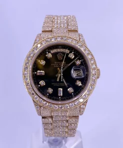 Lovely Replica Rolex Day-date 36 18038 Caliber 3055 Automatic Movement 36mm Yellow Gold Case Mens/unisex Watch
