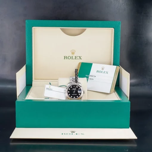Amazing Replica Rolex Lady-datejust 178274 Caliber 2235 Automatic Movement 31mm Steel Case Womens Watch - Image 10