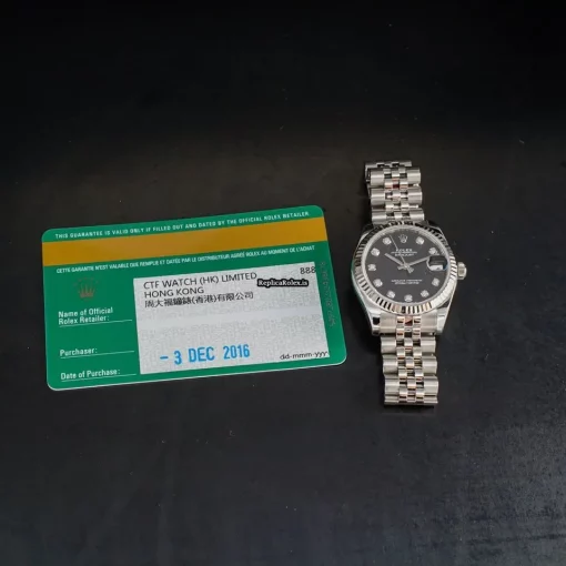 Amazing Replica Rolex Lady-datejust 178274 Caliber 2235 Automatic Movement 31mm Steel Case Womens Watch - Image 12