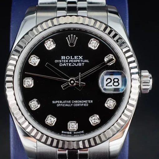 Amazing Replica Rolex Lady-datejust 178274 Caliber 2235 Automatic Movement 31mm Steel Case Womens Watch - Image 13
