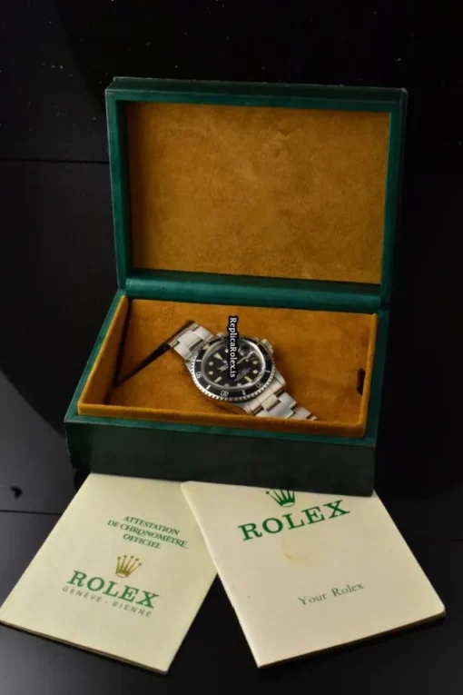 Remarkable Fake Rolex Submariner Date 1680 Caliber 1570 Automatic Movement 40mm Steel Case Mens/unisex Watch - Image 12