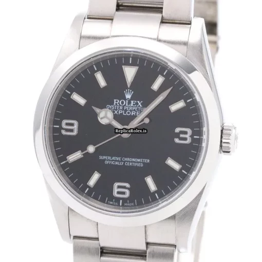 Popular Replicas Rolex Explorer 114270 Automatic Movement 36mm Steel Case Mens/unisex Watch