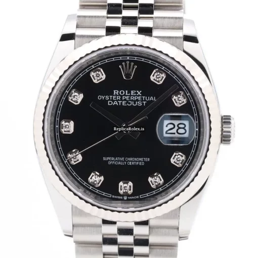 Design Fake Rolex Datejust 126234g Caliber 3235 Automatic Movement 36mm Gold/steel Case Mens/unisex Watch - Image 2