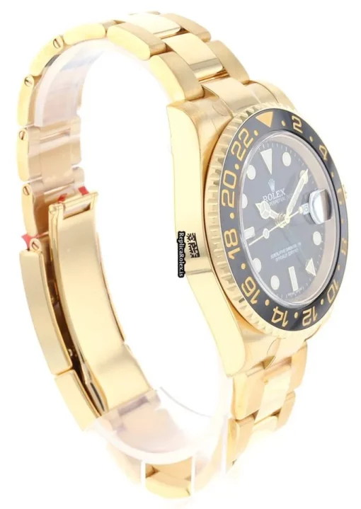 Superior Replica Rolex Gmt-master II 116718ln Automatic Movement 40mm Yellow Gold Case Mens/unisex Watch - Image 4