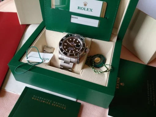 Amazing Fake Rolex Submariner Date 116610 Automatic Movement Steel Case Watch - Image 12
