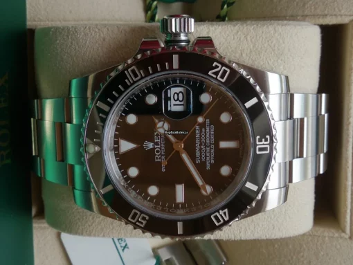 Amazing Fake Rolex Submariner Date 116610 Automatic Movement Steel Case Watch - Image 3