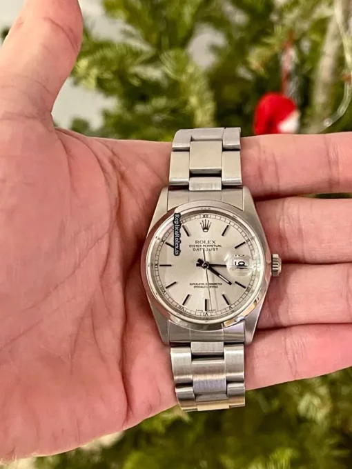Attractive Fake Rolex Datejust 16200 Caliber 3135 Automatic Movement 36mm Steel Case Mens/unisex Watch - Image 9