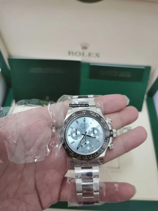 Defect Replica Rolex Daytona 116506-0002 Caliber 4130 Automatic Movement 40mm Platinum Case Mens/unisex Watch - Image 2
