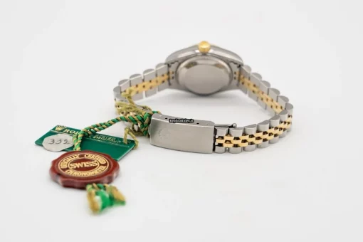 Suitable Replica Rolex Lady-datejust 69173 Caliber 2135 Automatic Movement 26mm Gold/steel Case Womens Watch - Image 10