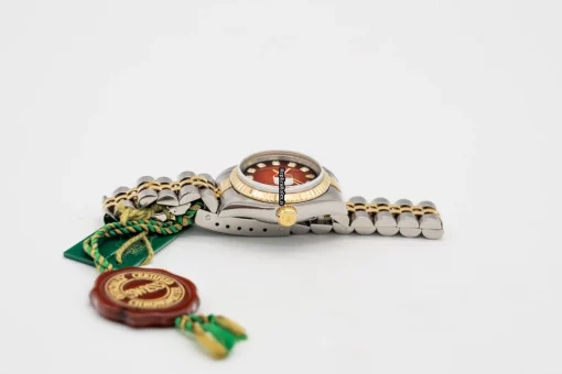 Suitable Replica Rolex Lady-datejust 69173 Caliber 2135 Automatic Movement 26mm Gold/steel Case Womens Watch - Image 8