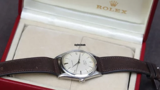 Terrific Replica Rolex Air King Precision 5504 Caliber 1530 Automatic Movement 36mm Steel Case Mens/unisex Watch - Image 6