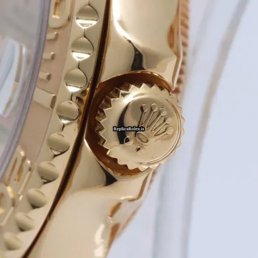 Stylish Replica Rolex Yacht-master 169628 Automatic Movement 29mm Gold/steel Case Watch - Image 10